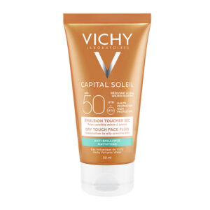 Vichy| Ideal Soleil Dry Touch Mat| Αντηλιακή  Λεπτόρρευστη Κρέμα Προσώπου Για Ματ Αποτέλεσμα SPF 50+| 50ml