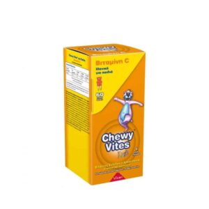 Chewy Vites Vit C Συμπλήρωμα Διατροφής Βιταμίνη C για Παιδιά σε Μορφή Ζελεδάκια- Αρκουδάκια 60 τμχ