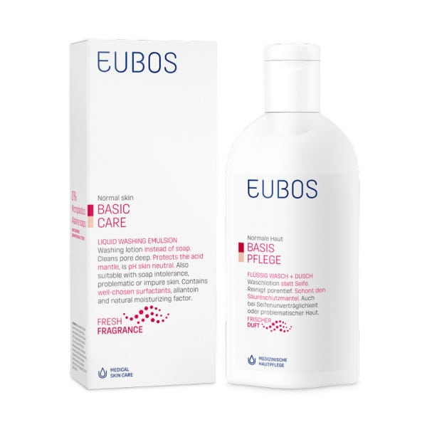 Eubos | Liquid Washing Emulsion | Ήπιο Υγρό Καθαρισμού για Πρόσωπο & Σώμα | 200ml