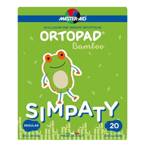 Ortopad Simpaty Junior | Αυτοκόλλητα Οφθαλμικά Επιθέματα για Παιδια 6,5 x 5 cm | 20 τμχ