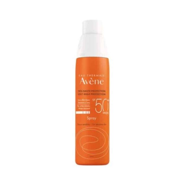 Avene Spray SPF50+ Αντιηλιακό Προσώπου & Σώματος σε Μορφή Σπρέι για το Ευαίσθητο Δέρμα, 200ml