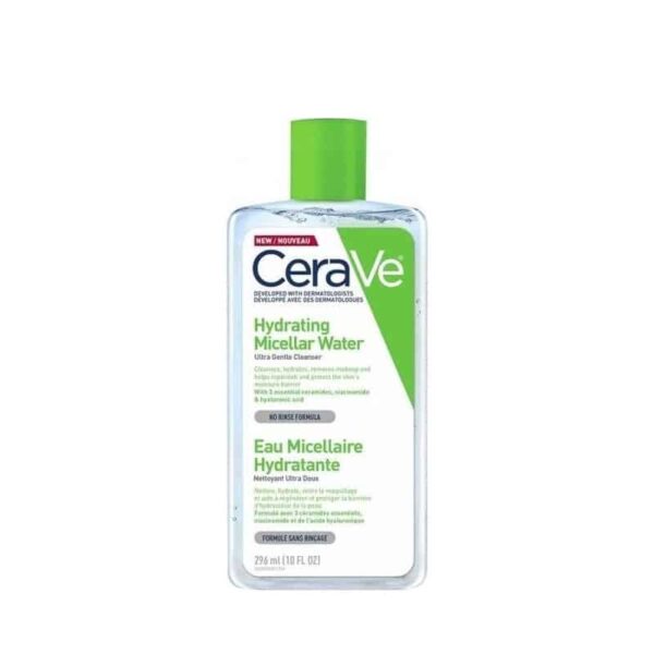 CeraVe Hydrating Micellar Water, Καθαριστικό Νερό Ντεμακιγιάζ 295ml