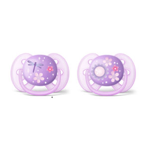Avent | Ultra Soft | Ορθοδοντική Πιπίλα Σιλικόνης 6-18 Μηνών Χρώμα Ροζ| 2τμχ