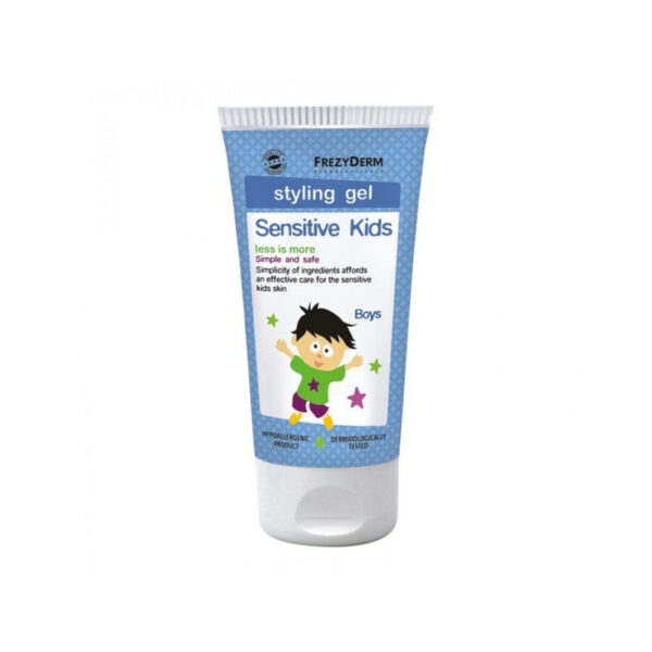 Frezyderm| Sensitive Kids Hair Styling Gel for Boys| Απαλό gel για δυνατό κράτημα, θρέψη και τόνωση των μαλλιών| 100ml