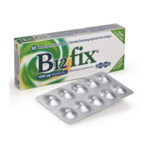 Uni-Pharma | B12 Fix 1000mg |Συμπλήρωμα Διατροφής με Βιταμίνη B12 | 30 tabs