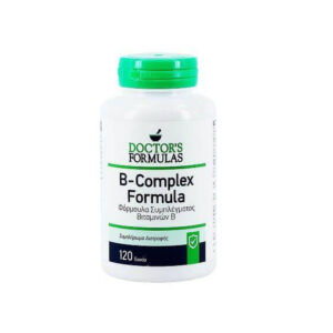 Doctor's Formulas | B- Complex Formula | Φόρμουλα Συμπλέγματος Βιταμινών Β | 120 δισκία