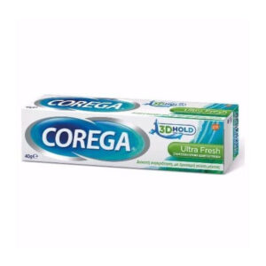 Corega | 3D Ultra Fresh Cream | Στερεωτική Κρέμα Οδοντοστοιχιών | 40g