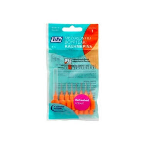 Tepe | Interdental Brush 0.45mm | Μεσοδόντιο Βουρτσάκι Πορτοκαλί | 8τμχ