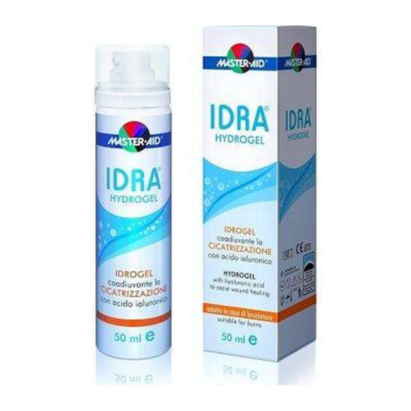 Master Aid | Idra Hydrogel | Αποστειρωμένος Αφρός Υδρογέλης και Υαλουρονικού Οξέως για Εγκαύματα και Πληγές | 50ml