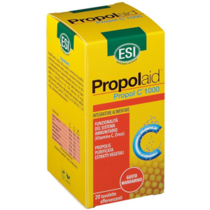 Esi | Propolaid Propol C 1000 | Συμπλήρωμα Διατροφής με Πρόπολη, Ψευδάργυρο & Βιταμίνη C | 20 αναβράζουσες ταμπλέτες