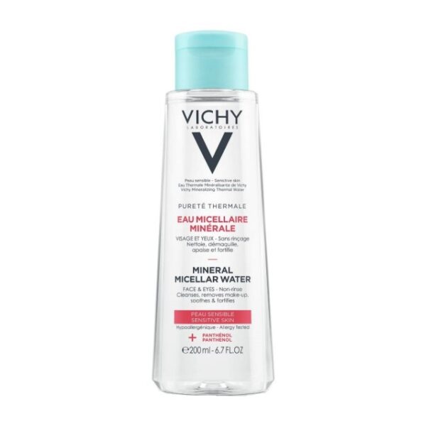 Vichy Purete Thermale Mineral Micellar Water Νερό Καθαρισμού για την Ευαίσθητη Επιδερμίδα 200ml.