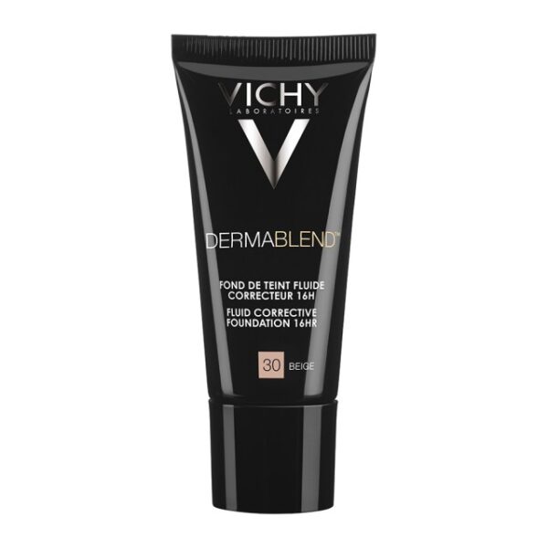 Vichy Dermablend Fluid Corrective Foundation N. 30 SPF 35, Διορθωτικό Make Up με Λεπτόρρευστη Yφή Απόχρωση 25 & SPF 35 30ml