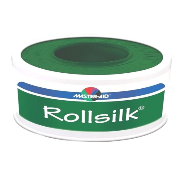 Master Aid Rollsilk Επιδεσμικό Ρολό Μετάξι 5Mx1,25Cm