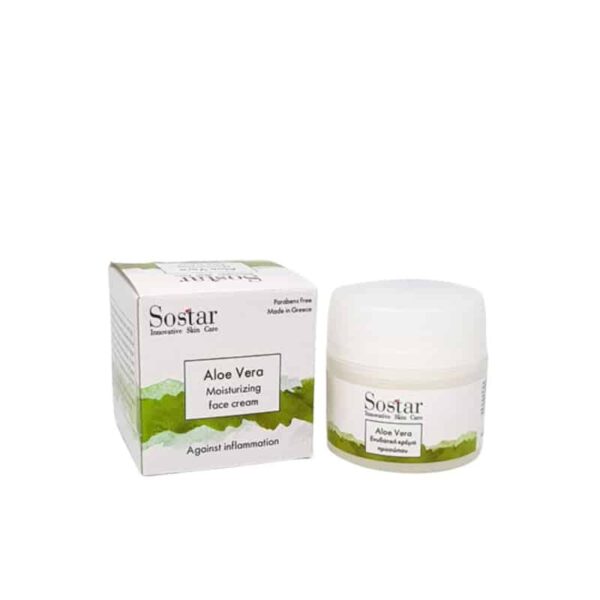 SOSTAR Aloe Vera Ενυδατική Κρέμα Προσώπου 50ml