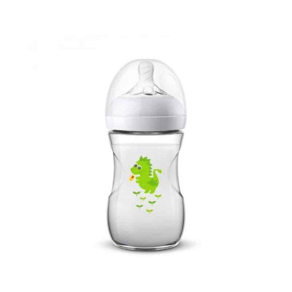 Philips Avent SCF070/24 Natural 1m+ Μπιμπερό Δράκος με Θηλή Αργής Ροής, 260ml