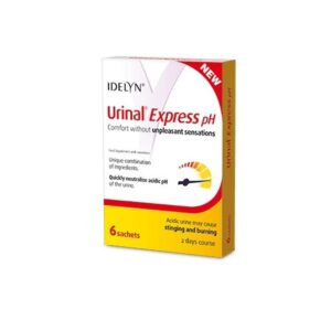 Urinal Express pH Συμπλήρωμα Διατροφής Ιδανικό για Επώδυνες Ουρολοιμώξεις 6 φακελάκια