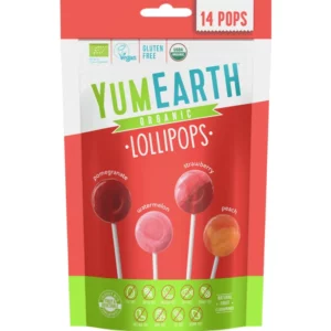 Yumearth Organic Pops Βιολογικά Γλειφιτζούρια Φρούτων 14τεμάχια 85gr