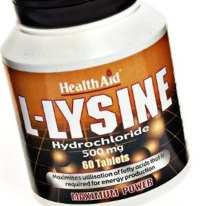 Health Aid L-Lysine 500mg , 60tabs