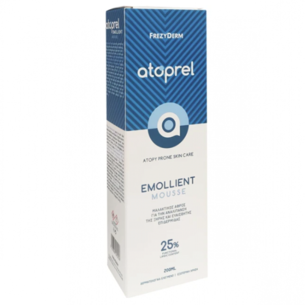 Frezyderm Atoprel Emollient Mousse Μαλακτικός Αφρός 200ml