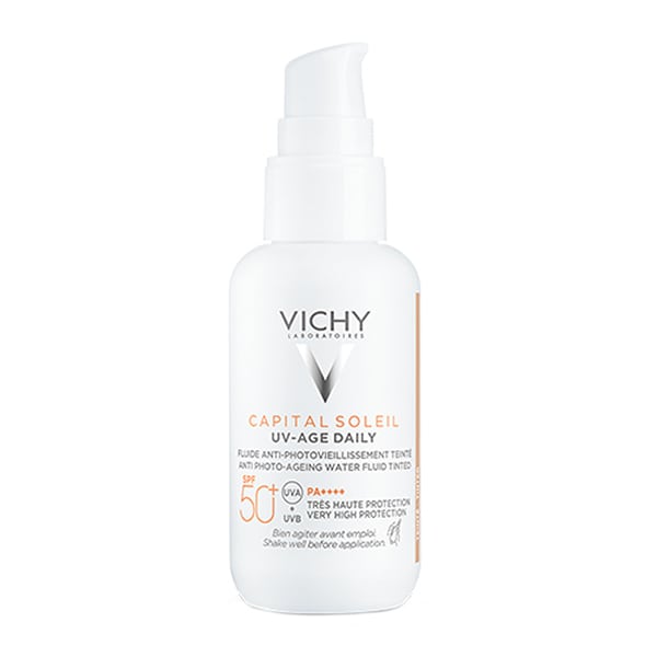 Vichy Capital Soleil UV-Age Daily SPF50+ Water Fluid με Χρώμα 40ml