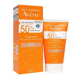 Avene Soins Solaires Fluide Teintee SPF50+ Αντιηλιακή Κρέμα Προσώπου με Χρώμα, 50ml