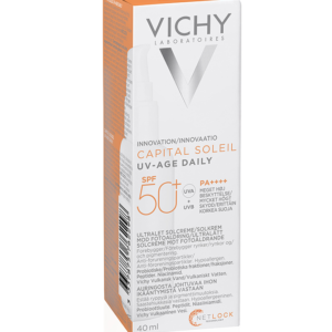 Vichy Capital Soleil UV Age Daily SPF50+ Anti-Aging Sun Cream Λεπτόρρευστο Αντιηλιακό Κατά της Φωτογήρανσης, 40ml