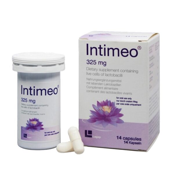 Frezyderm Intimeo 325mg Συμπλήρωμα Διατροφής με Ζώντα Στελέχη Γαλακτοβακίλλων για την Υγεία της Ευαίσθητης Περιοχής 14caps