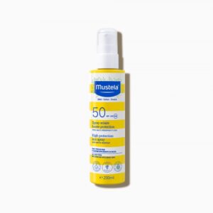 MUSTELA High Protection Sun Spray SPF50 Αντηλιακό Σώματος & Προσώπου Υψηλής Προστασίας 200ml