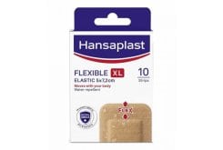 Hansaplast Flexible Strips XL Elastic 5x7,2cm 10 Τεμάχια