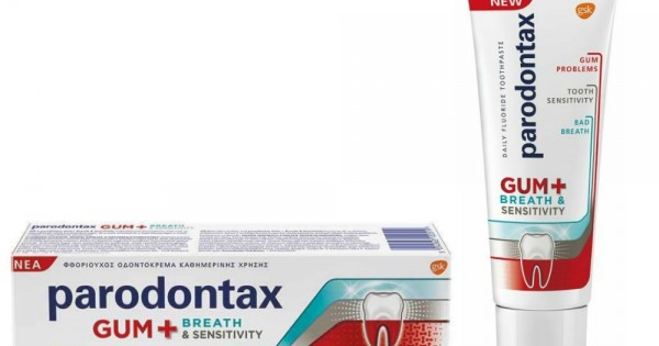 Parodontax Gum+ Breath & Sensitivity Οδοντόκρεμα για Ευαίσθητα Δόντια, 75ml