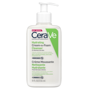 Cerave Hydrating Cream to Foam Cleanser