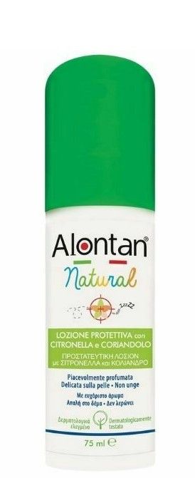 ALONTAN Natural Spray Εντομοαπωθητική Λοσιόν με Σιτρονέλλα και Κόλιανδρο 75ml