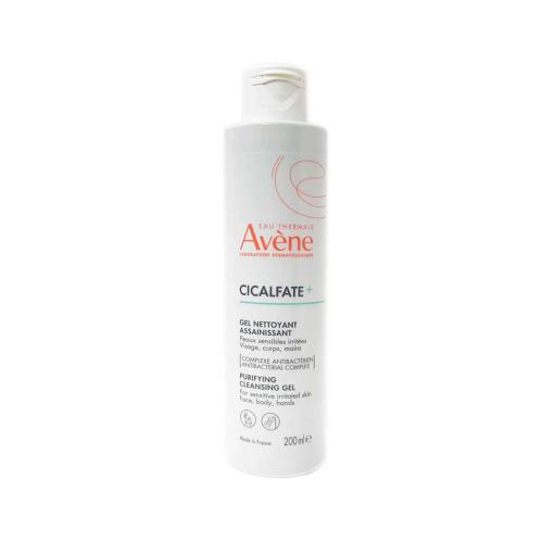 Avene Cicalfate+ Gel Nettoyant Assainissant Εξυγιαντικό Τζελ Καθαρισμού για Ευαίσθητο & Ερεθισμένο Δέρμα 200ml