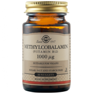 Solgar Methylcobalamin B12 Vitamin 30 Υπογλώσσια Δισκία