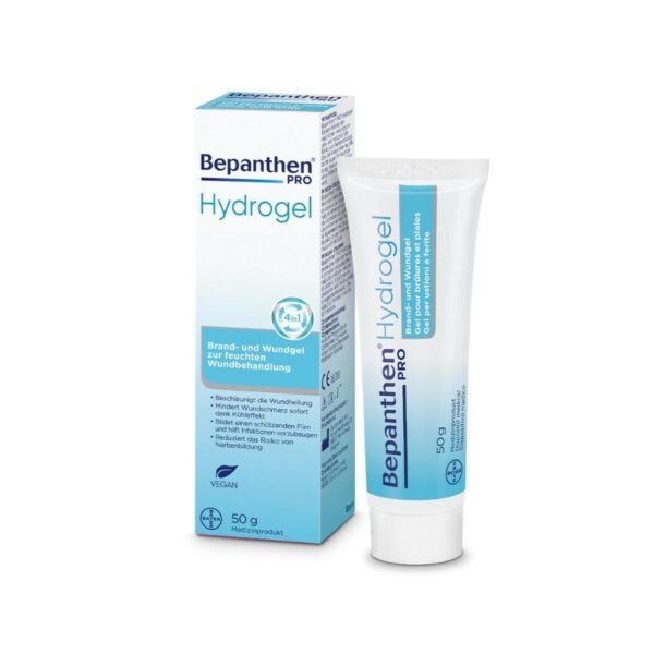 Bepanthene Hydrogel Wound Healing Gel Τζελ Eπούλωσης Πληγών & Επιφανειακών Εγκαυμάτων 50gr