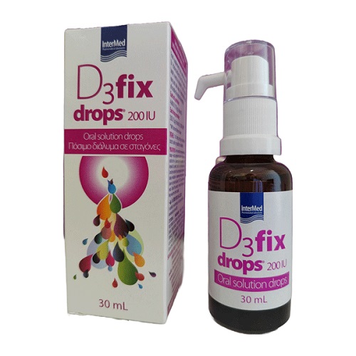 Intermed D3 Fix Drops 200IU, 30ml