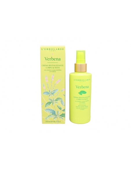 L’ Erbolario Verbena Revitalising Body & Hand Cream- Αναζωογονητική Κρέμα Σώματος & Χεριών 200ml