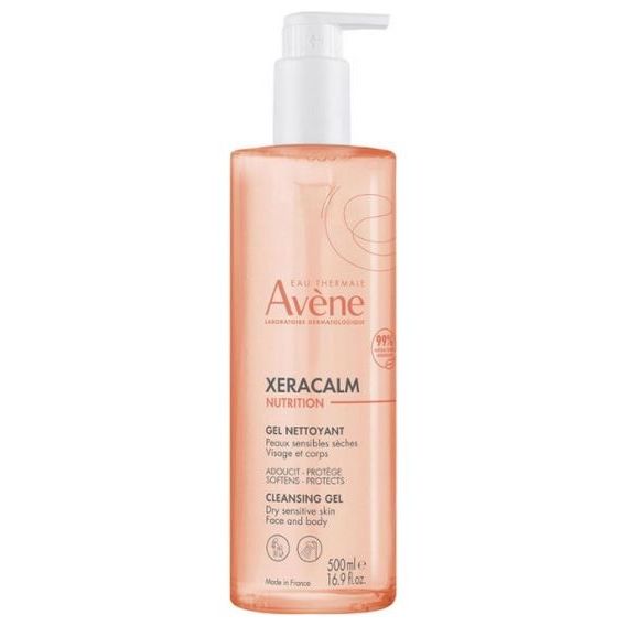 Avene Xeracalm Nutrition Gel Nettoyant Τζελ Καθαρισμού 500ml