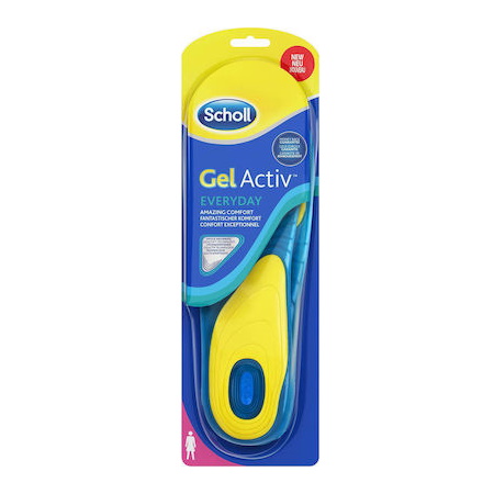 SCHOLL GEL ACTIV Everyday Γυναικείοι Πάτοι (Νο35,5-Νο40,5) 2τμχ