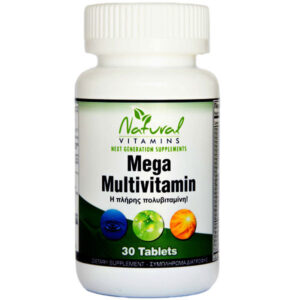 Mega Multi Πολυβιταμίνη 30 tabs - Natural Vitamins