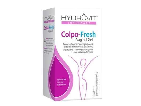 Hydrovit Colpo Fresh Vaginal Gel Ενυδατική & Καταπραϋντική Γέλη Κατά της Αιδιοκολπικής Ξηρότητας 6 Περιέκτες x 5ml