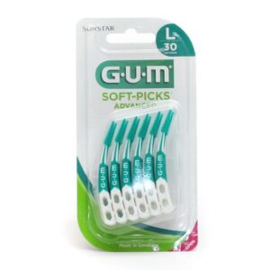 Gum 651 Soft Picks Advanced Large Μεσοδόντια Βουρτσάκια Μεγάλο Μέγεθος, 30τεμ