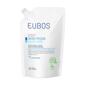 Eubos Refill Blue, Υγρό Καθαρισμού αντί Σαπουνιού Χωρίς Άρωμα, Ανταλλακτικό 400 ml