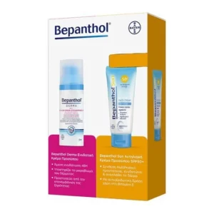 Bepanthol PROMO PACK Derma Ενυδατική Κρέμα Προσώπου Ημέρας 50ml & Αντηλιακή Κρέμα Προσώπου SPF50+ 50ml.