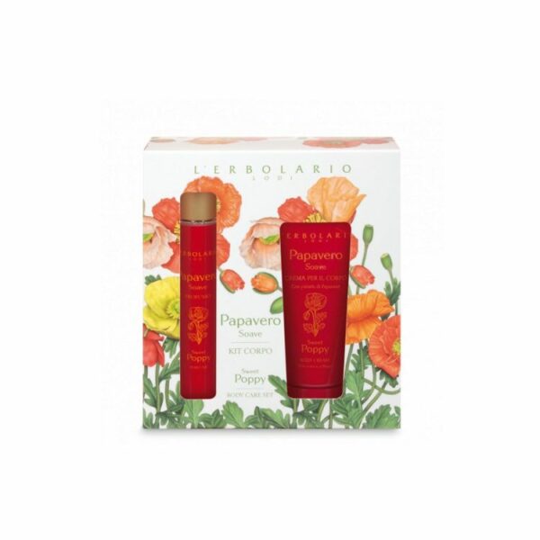 L’ Erbolario Promo Papavero Sweet Poppy Perfume, 15ml & Body Cream, 75ml