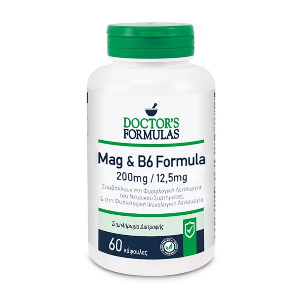 Doctor's Formulas Mag & B6 Formula, 60Caps