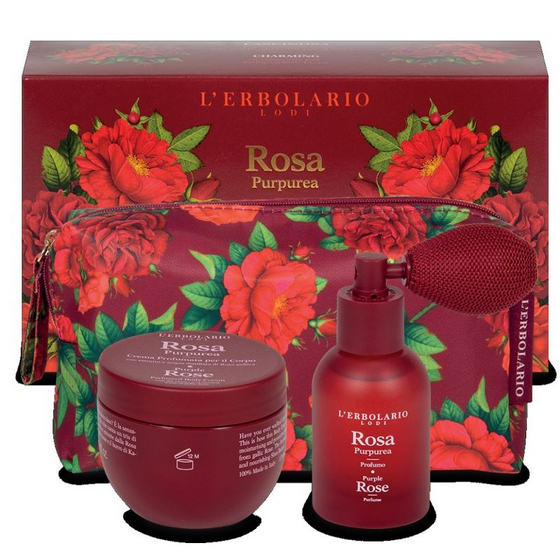 L'ERBOLARIO ROSA PURPUREA BEAUTY POCHETTE FASCINOSA PERFUME ΑΡΩΜΑ 30ml & ΚΡΕΜΑ ΣΩΜΑΤΟΣ 75ml