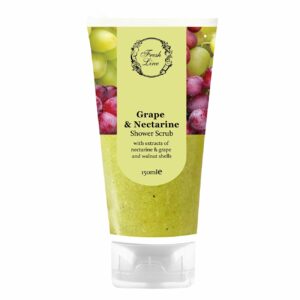 FRESH LINE GRAPE & NECTARINE Shower Scrub 150ml.