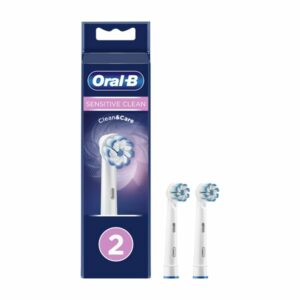 Oral-B Sensitive Clean Ανταλλακτικές Κεφαλές Ηλεκτρικής Οδοντόβουρτσας με Λεπτές Ίνες για Ευαίσθητα Ούλα, 2τεμ