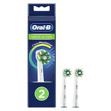 Oral-B Cross Action Clean Maximiser Ανταλλακτικές Κεφαλές Ηλεκτρικής Οδοντόβουρτσας, 2τεμ